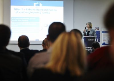 EU Kommission Breitband Policy Update im Rahmen des Governmental Day Workshops (FTTH Konferenz 2015, Warschau), gesponsert vom DANS ON Projekt.