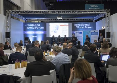 Impression vom Governmental Workshop am 24.10.2017 in Berlin beim Broadband World Forum 2017. Foto: aconium GmbH / Florian Schuh