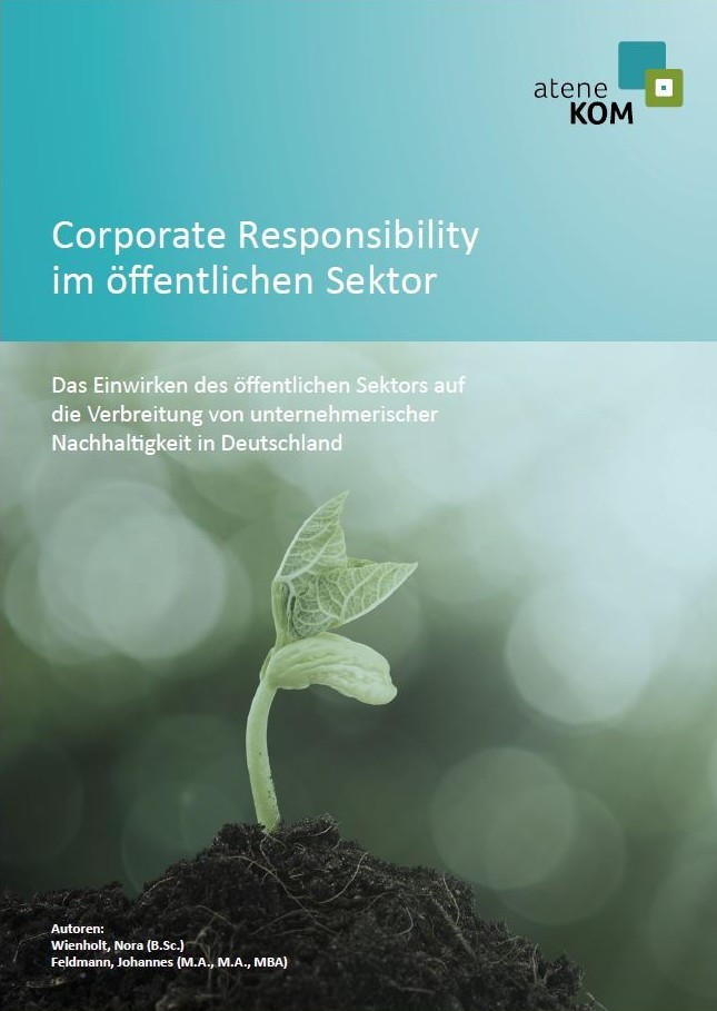 Titelblatt der Studie "Corporate Social Responsibility im öffentlichen Sektor"
