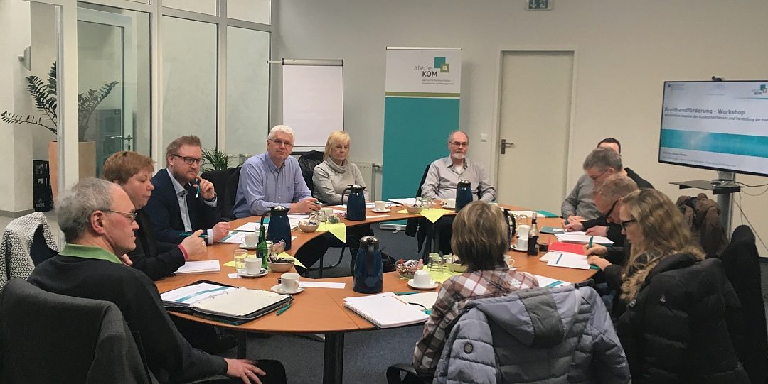 Workshop für Zuwendungsempfänger des Bundesförderprogramms Breitband in den Räumlichkeiten des Standorts Nord der aconium GmbH in Osterholz-Scharmbeck am 20.02.2018