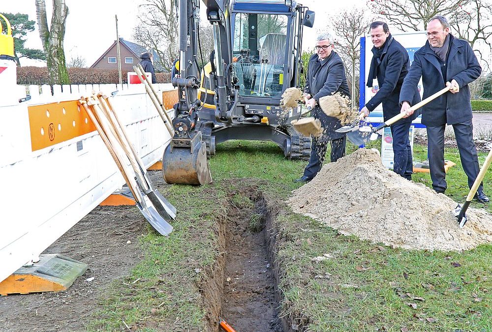 Groundbreaking ceremony in the district of Stade