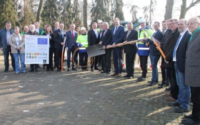 Spatenstich für das Aubaugebiet Mitte im Landkreis Emsland