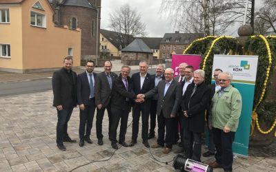 Inbetriebnahme des vierten Ausbauclusters im Landkreis Fulda