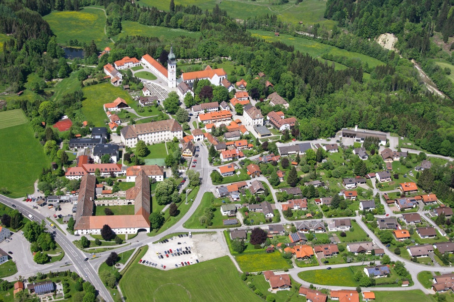 Luftaufnahme der Gemeinde Rottenbuch im Landkreis Weilheim-Schongau. Foto: Gemeinde Rottenbuch