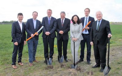 Dritter Spatenstich im Landkreis Emsland: Baubeginn im Ausbaugebiet Nord