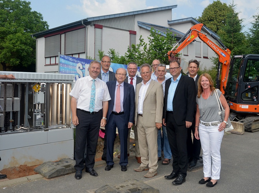 Spatenstich in Boxberg im Main-Tauber-Kreis (Baden-Württemberg) am 5. Juni 2018. Foto: Landratsamt Main-Tauber-Kreis