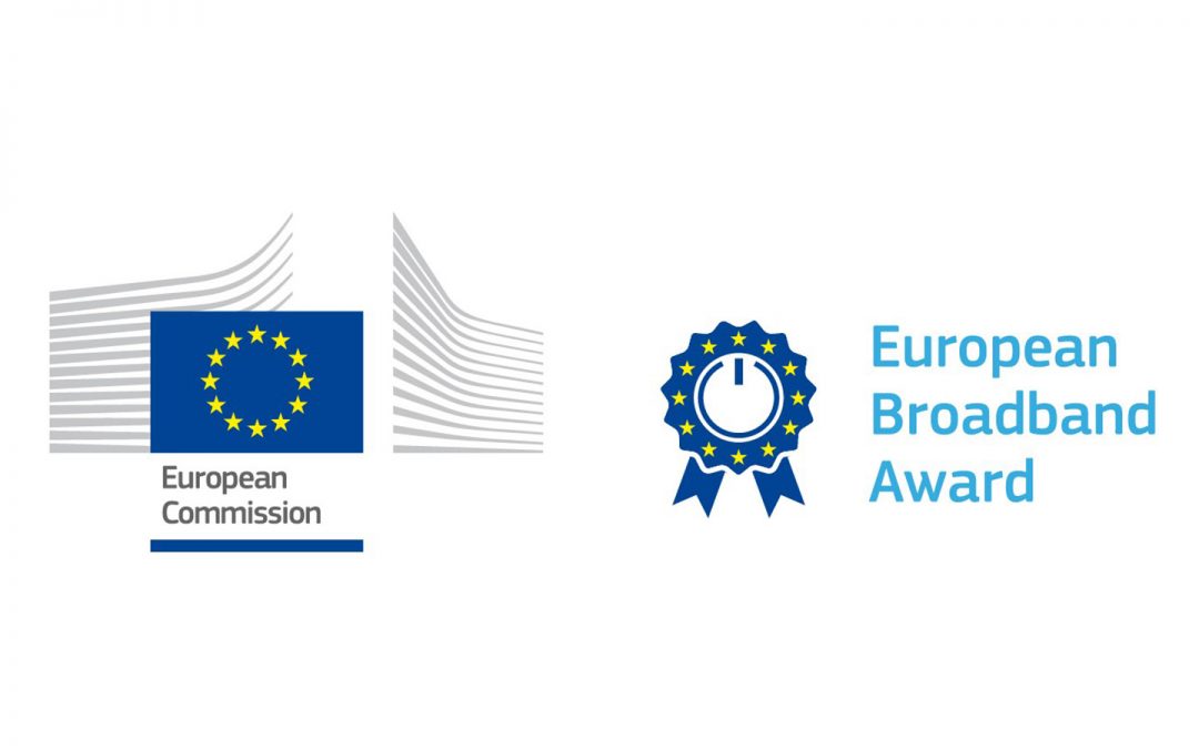 Logo Broadband Europe und European Commission