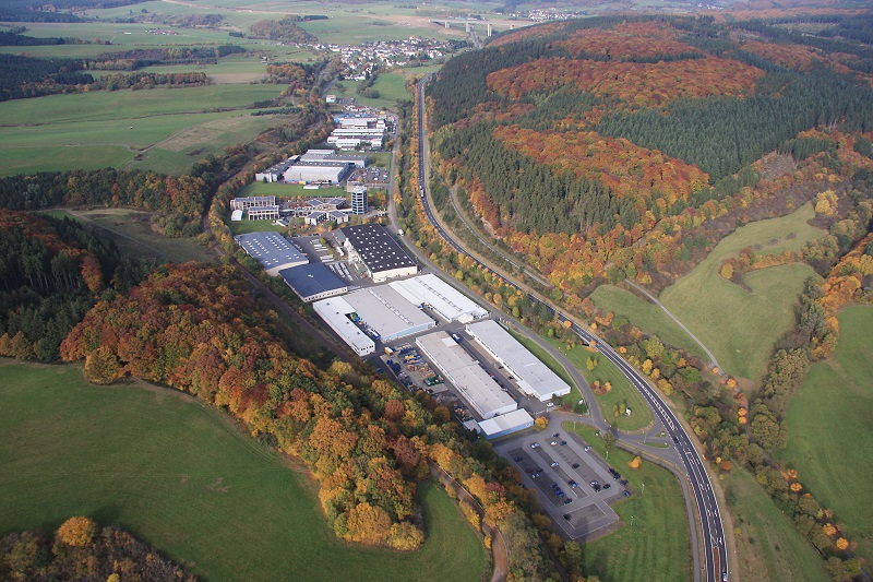 Blick auf das Gewerbegebiet Rengen im Landkreis Vulkaneifel. Foto: WFG Vulkaneifel mbH.