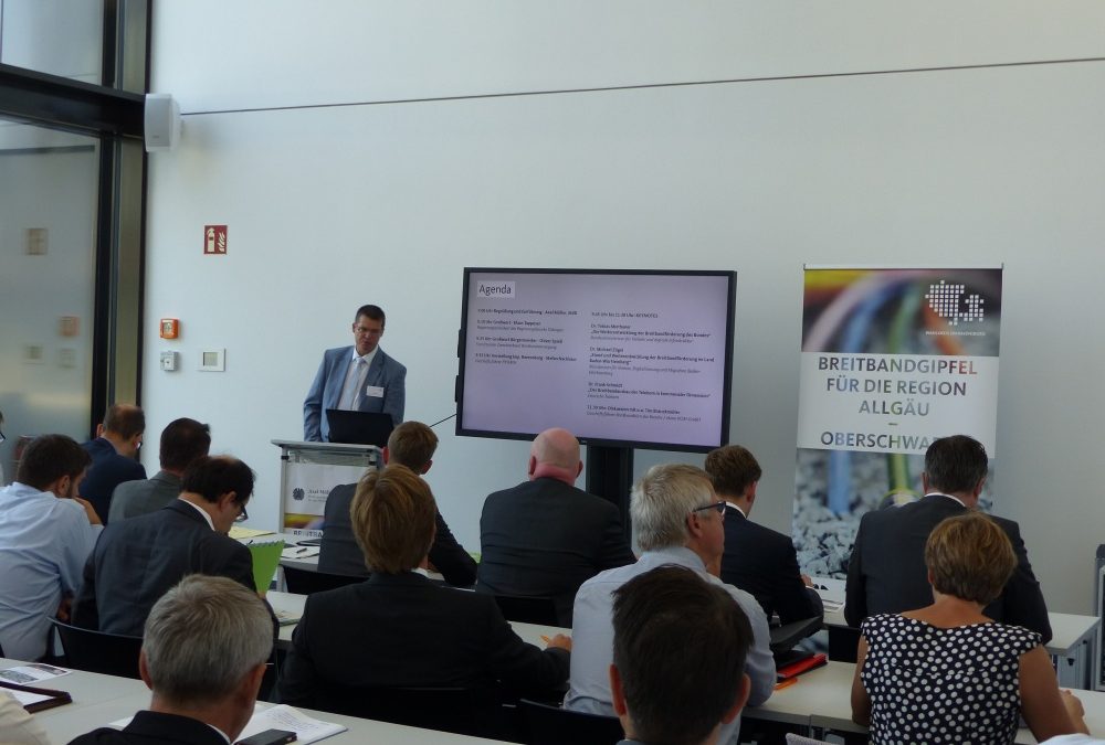 1st broadband summit for the Allgäu-Oberschwaben region