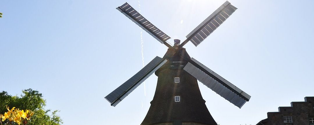 Windmühle Auguste am Wittensee im Naturpark Hüttener Berge. Amt Hüttener Berge (Schlewig-Holstein)