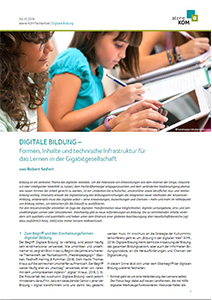Thumbnail für das Dossier "Digitale Bildung - Formen, Inhalte und technische Infrastruktur für das Lernen in der Gigabitgesellschaft.