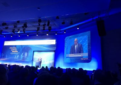 Peter Altmaier (Bundesminister für Wirtschaft und Energie) spricht auf dem Digital-Gipfel 2018. Nürnberg, 4. Dezember 2018