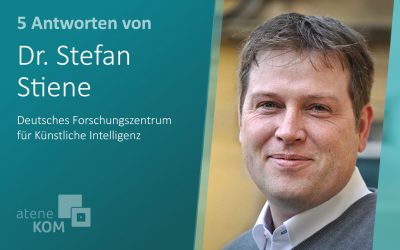 Dr. Stefan Stiene, DFKI: „Durch Künstliche Intelligenz wird die Landwirtschaft ökologisch und effizient“