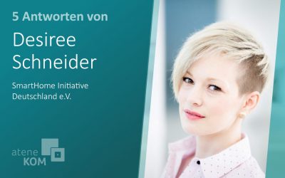 Desiree Schneider, SmartHome Initiative: „Sprache könnte zur vorrangigen Methode der Steuerung von Smart Home-Lösungen werden“