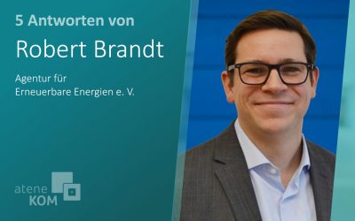 Robert Brandt, Agentur für Erneuerbare Energien: „Elektromobilität muss ein ganz großer Baustein des zukünftigen Verkehrs werden“