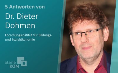 Dr. Dieter Dohmen, FiBS: „Mit digitalen Lerntools können verschiedene Zielgruppen genauer angesprochen werden“