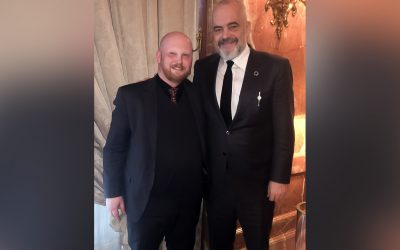 Gespräche mit Albaniens Ministerpräsidenten Edi Rama