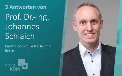 Prof. Dr.-Ing. Johannes Schlaich, BHT: „Ein Blick auf viele Smartphones zeigt, dass die Digitalisierung längst beim Konsumenten im Verkehrswesen angekommen ist.“