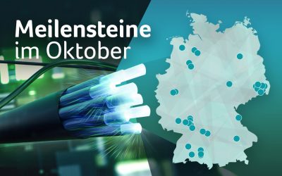 Breitbandausbau im Oktober: BMVI fördert Gigabitprojekte mit rund 201 Millionen Euro