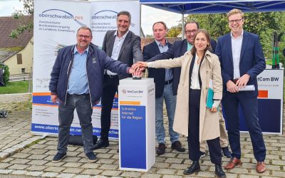 Erste Komplettinbetriebnahme im geförderten Gigabitausbau im Landkreis Ravensburg