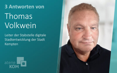 Drei Antworten von … Thomas Volkwein: „Der Digitale Zwilling muss der Stadtentwicklung dienen!“