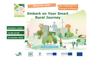 “Embark on Your Smart Rural Journey” – Join aconium at the #EURegionsWeek 2022