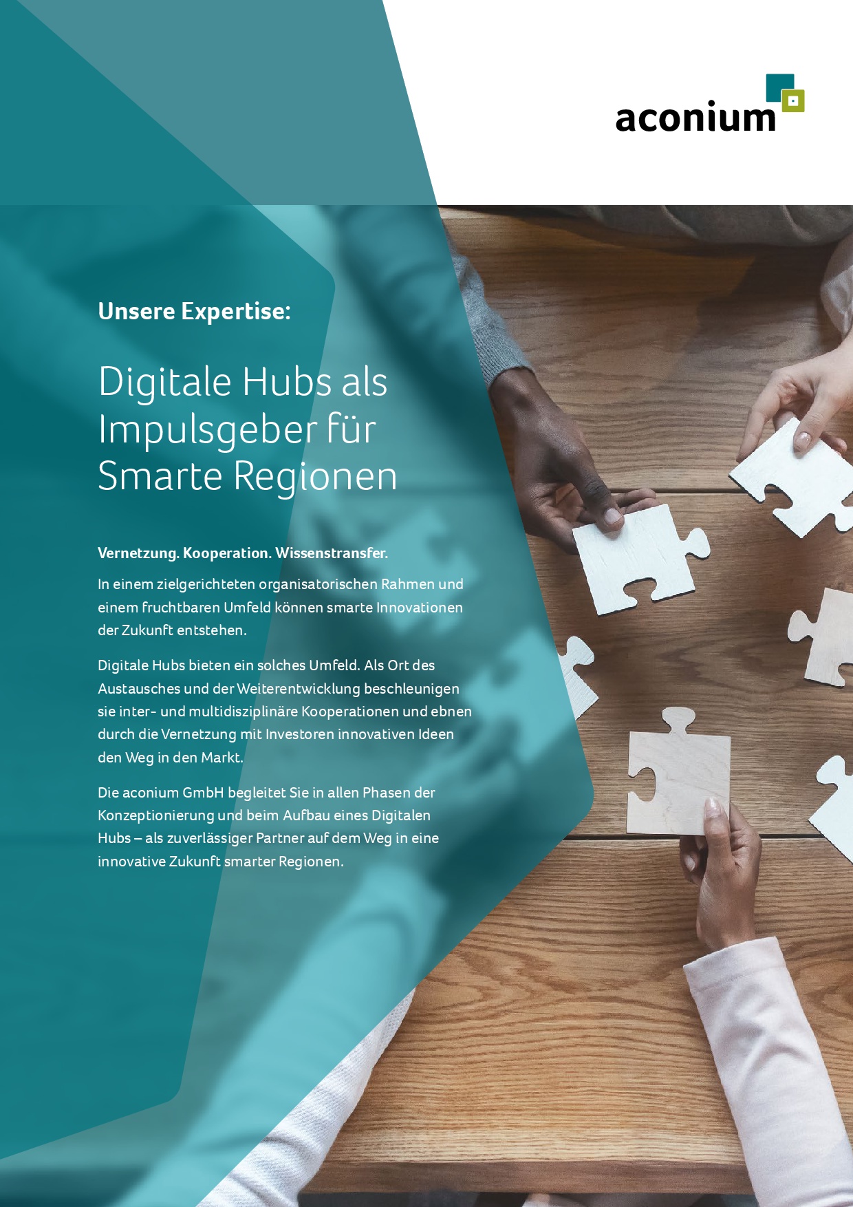 Vorschaubild Produktblatt Digitale Hubs als Impulsgeber für Smarte Regionen