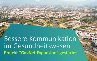 Für eine bessere Kommunikation im Gesundheitswesen: Albaniens Projekt „GovNet Expansion“ gestartet