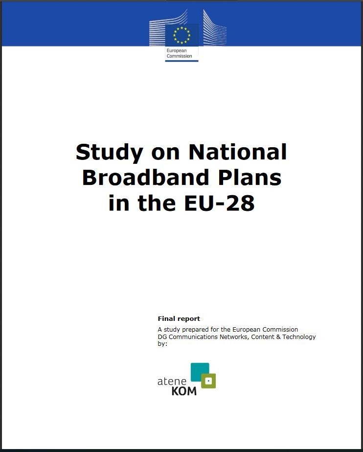 Title picture - Study on National Broadband Plans in the EU-28