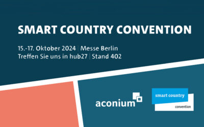 Impulsgeber für die Zukunft der digitalen Verwaltung: aconium auf der Smart Country Convention (SCCON) 2024