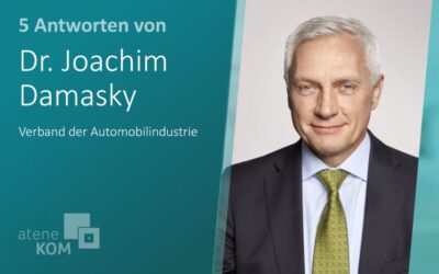 Dr. Joachim Damasky, VDA: “The potential of automated driving is truly enormous”
