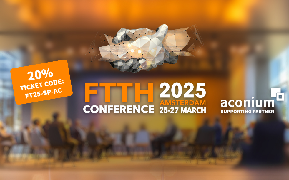 FTTH Conference 2025: aconium Panel – Jetzt dabei sein!