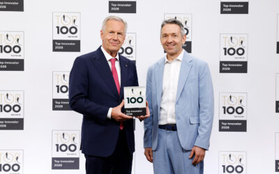 aconium zum sechsten Mal in Folge als TOP 100-Innovator ausgezeichnet